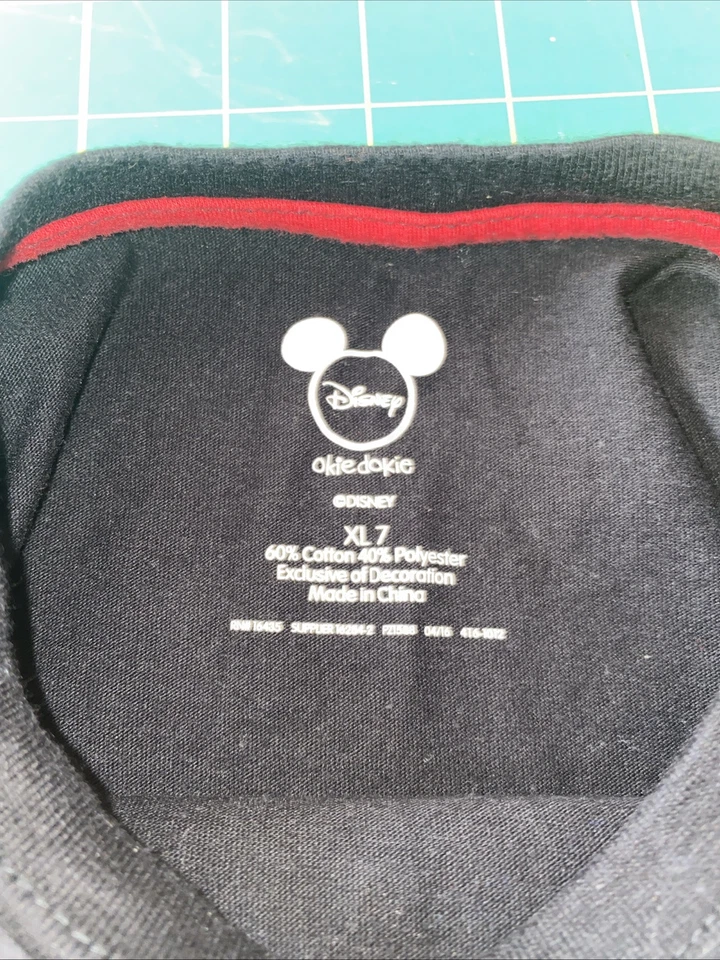 Camisa de manga larga juvenil Disney Mickey Mouse talla XL7 Foto 3 de 3