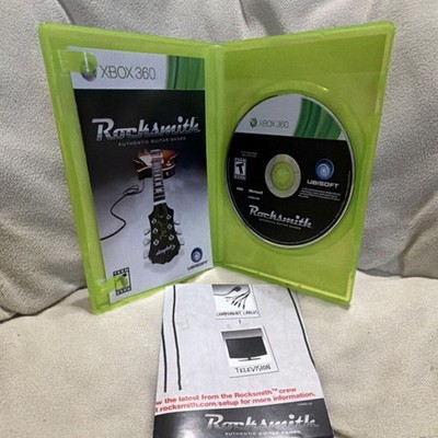Ubisoft Rocksmith Exclusive Edition Xbox 360 Game w/ Manual & No Cable