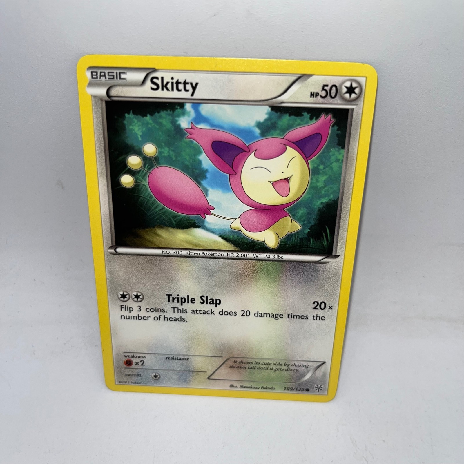 Skitty 109/135 Common Plasma Storm Pokemon Lightly Played