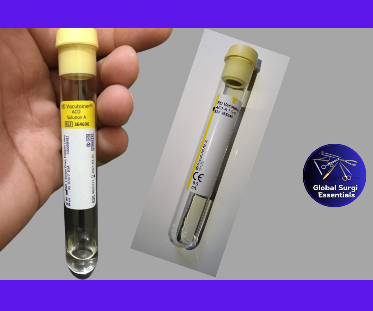 Platelets Packet Platelet Rich Plasma ACD Test Tubes 8.5ml, 10/20/50/100 Pack