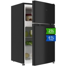 CHiQ Under Counter Fridge Freezer 86L E 4 Star Freezing Small Fridge for Dorm