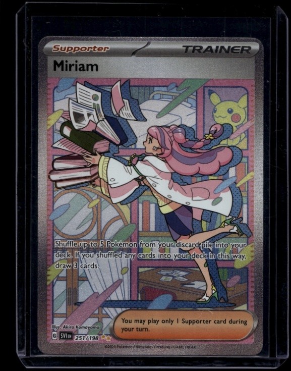 Pokemon TCG Miriam 251/198 Scarlet Violet Base Special Illustration Rare NM (A)