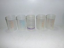 Vtg Playtex Drop  Ins 4 oz Nurser Bottles Lot of 5   Bottoms Only No Lids/Nipple