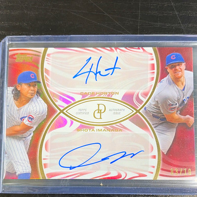 2026 Topps Dynamic Duals Cade Horton/Shota Imanaga #17-A Dual Auto /10 Cubs