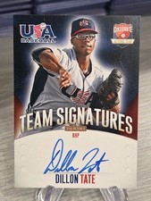 Dillon Tate 2014 Panini USA Baseball Autograph /399 #25 Baltimore Orioles