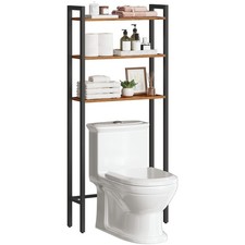 Over The Toilet Storage, 3-Tier Bathroom Organizer Shelf Over Toilet, Freesta...