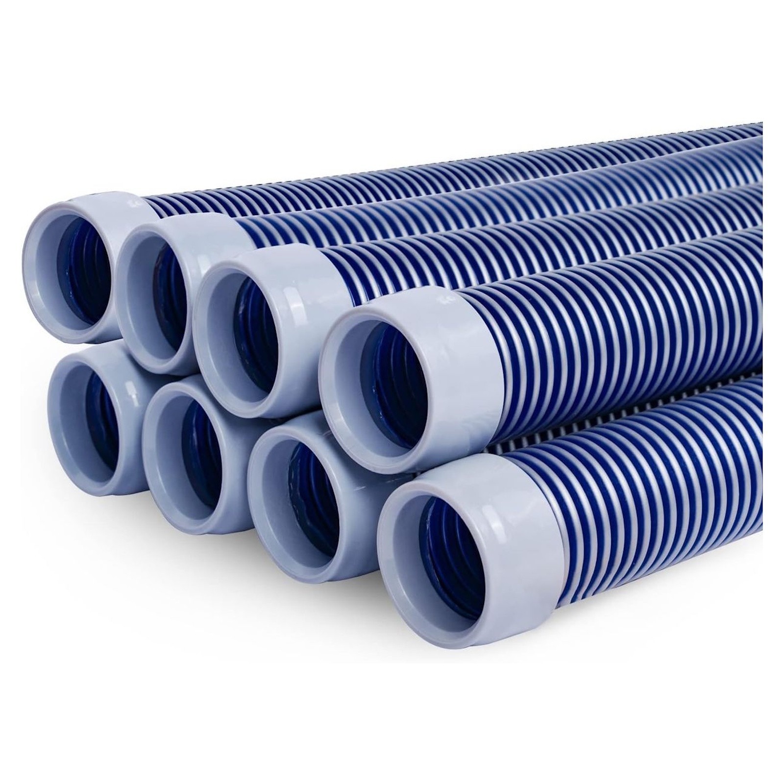 POOLWHALE 1.5" Pool Vacuum Hose 8pc Set Fits Major Automatic Cleaner Systems