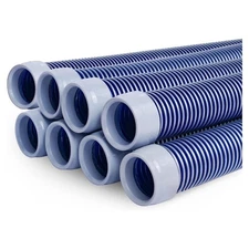 POOLWHALE 1.5" Pool Vacuum Hose 8pc Set Fits Major Automatic Cleaner Systems