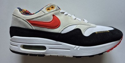Nike Air Max 1 DC1478-100 Men's Size 9 White Multicolor Air Max