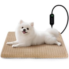 Heated Cat Bed, Waterproof Heated Cat Dog Bed with Adjustable Temperature  T...