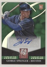 2014 Donruss Elite Signatures Turn of the Century George Springer #56 Auto 0r4
