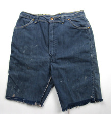 Vtg 1950's Wrangler Blue Bell Women s Sanforized Jean Shorts 28" x 8" Cut Offs