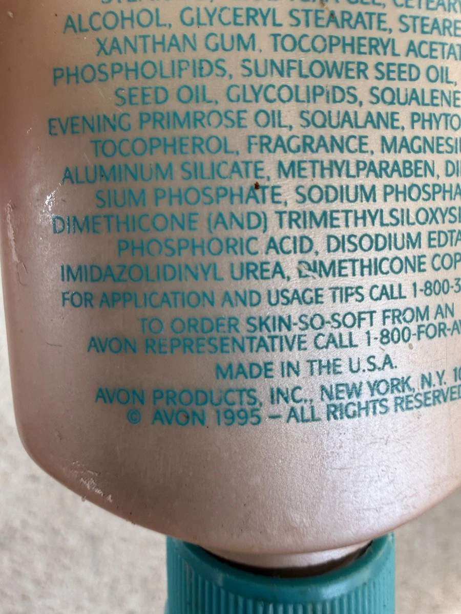 Rare Vintage 1995 Avon Authentic Skin So Soft Sunless Tanning Lotion 4oz Prop