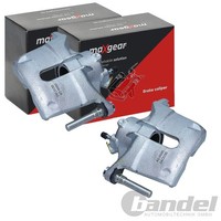 2X Maxgear Bremssattel Vorne Rechts Passend FÜR Nissan Kubistar Renault Kangoo