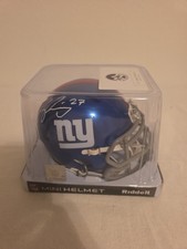 Jason Pinnock Autograph Signed Mini Helmet JSA Certified New York Giants Auto