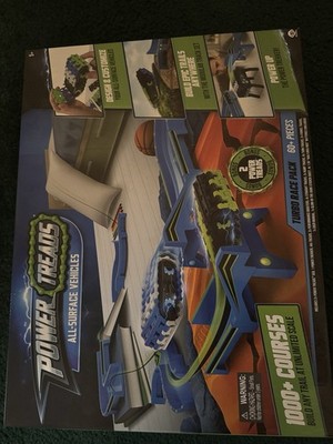 Power Treads Turbo Race Pack All-Surface Vehicles Glow in the Dark Track Set