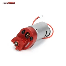 34T Carbon Brush 370 Motor Center Gear Case Transmission Assembled Red for SCX24