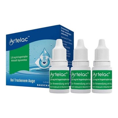 Artelac  Augentropfen, Tränenersatzmittel · 3X10 ml · PZN 04348208