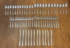 Farberware Brooke Stainless Flatware - 12 Place Settings *READ*