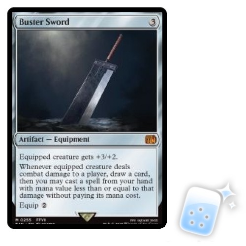BUSTER SWORD Final Fantasy FIN Magic MTG MINT CARD | eBay