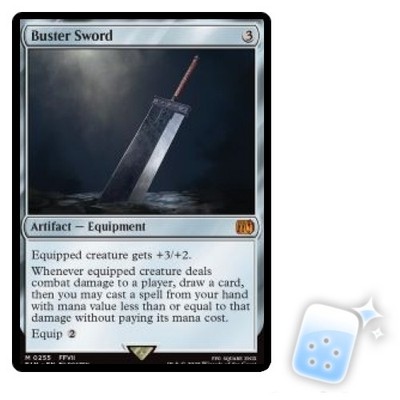 BUSTER SWORD Final Fantasy FIN Magic MTG MINT CARD | eBay