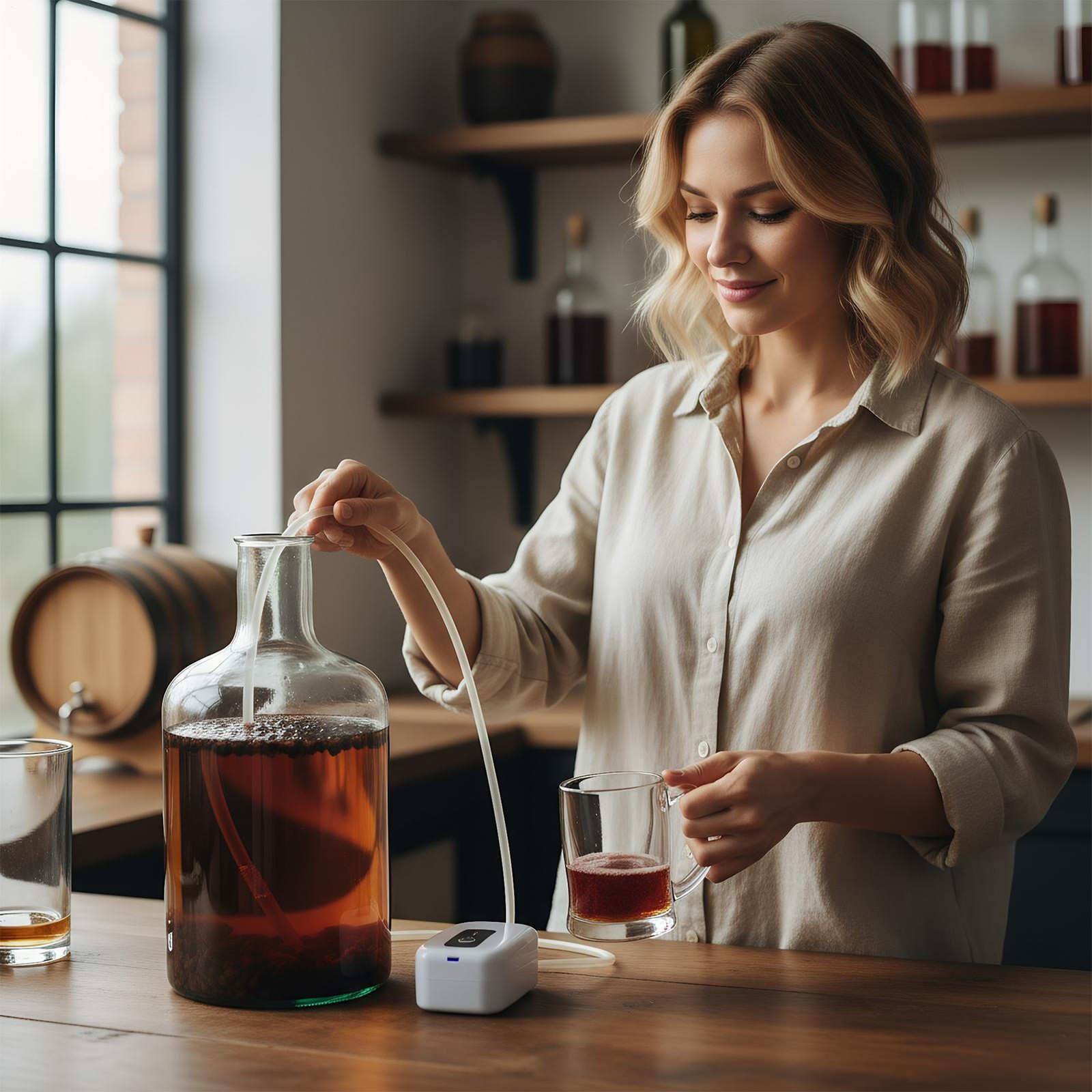 Siphon for Wine Making Food Grade Homebrewing Equipment Kit Auto Siphon