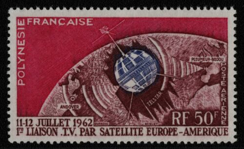 Franz. Polynesien 1962 - Mi-Nr. 23 ** - MNH - Raumfahrt / Space - Bild 1 von 1