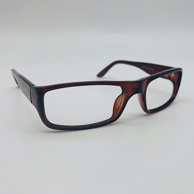 ICY Brille TRANLUCENT BROWN RECTANGLE Brillengestell MOD: ICY54 C2