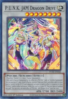 P.U.N.K. JAM Dragon Drive (POTE-EN046) - Super Rare - 1st Edition
