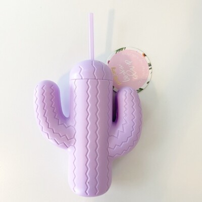 Pink Sky Cactus Travel Cup Straw 21 oz Lot of 3 Purple BPA Lead Phthalate Free