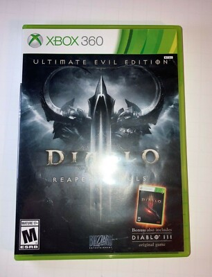 Diablo III Reaper of Souls Ultimate Evil Edition (Microsoft Xbox 360, 2014) CIB