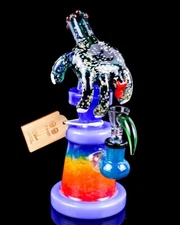 THICK Cheech Glass ™ 9" MONSTER Bong ZOMBIE Glass Water Pipe HOOKAH *USA*