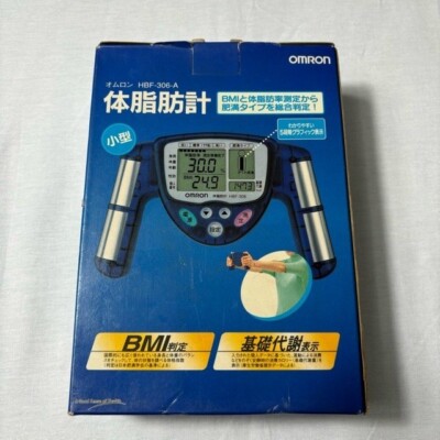 Omron body fat meter Composition & Scale HBF-306-A Blue  from Japan