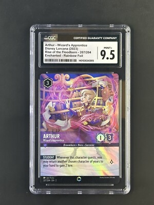 Disney LORCANA　フラッドボーン アーサー エンチャンテッド Disney Lorcana card Arthur Enchanted 207/204 Japanese Rise