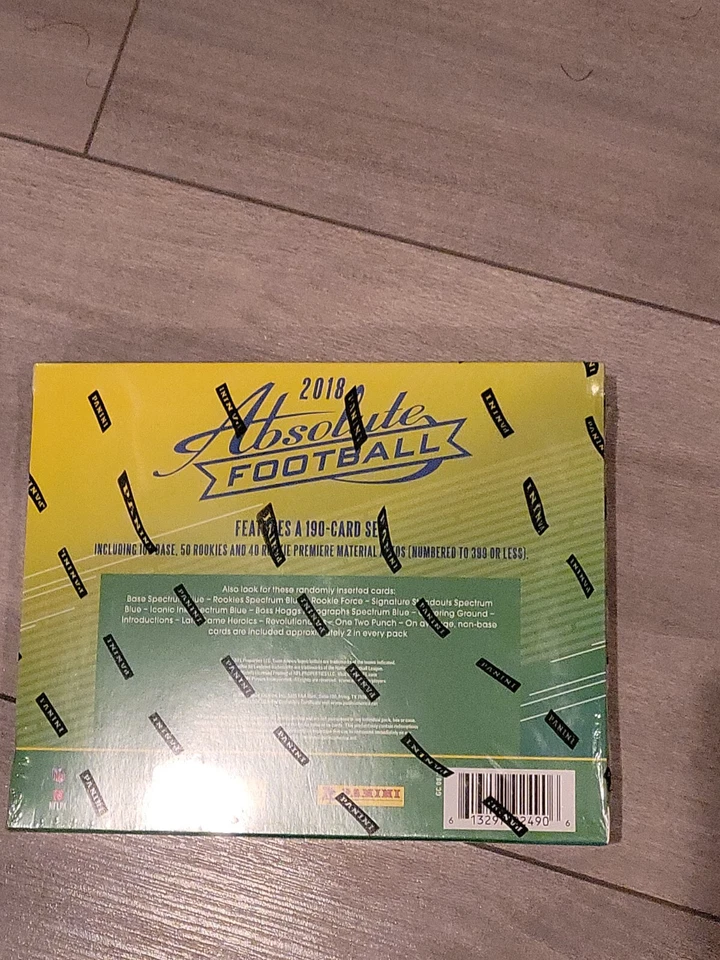 2018 Panini ABSOLUTE Football Mega Box 1 Auto &1 Relic Factory Sealed - Image 2 of 2
