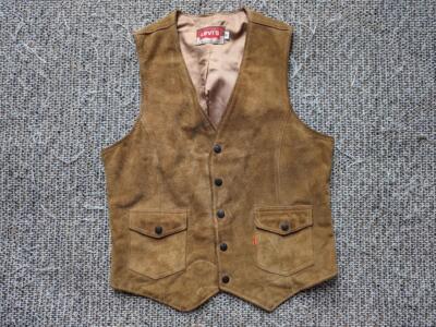 70s LEVI'S SUEDE LEATHER BOA VEST リーバイス 70s LEVIS SUEDE BOA VEST SIZE L | リーバイス ボアベスト - MATIN