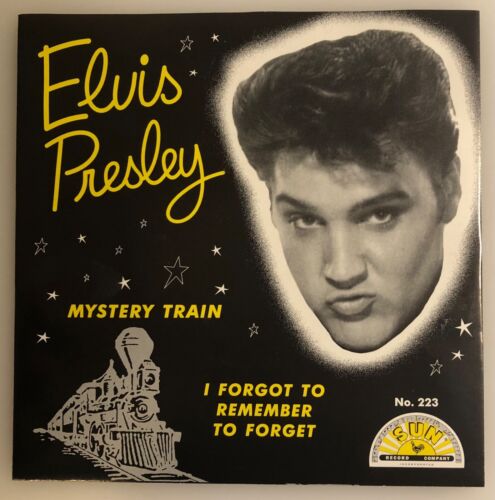 Rare Elvis Presley / Mystery Train / SUN 45 with ERROR Double A side label Mint - Picture 5 of 6