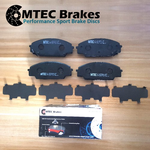 Front Rear Brake Discs & Pads For Corolla T-Sport 1.8 VVTL-i Drilled Grooved - Picture 5 of 7