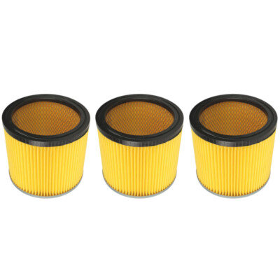 3x Patronenfilter für Bosch GAS 12-30 F, PAS 11-25 ersetzt 2.607.432.001