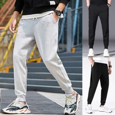 Man's Activewear Track Pant Sweatpants Sport Pocket Casual Joggers Trousers US