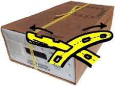 Mail Tray Strapping, Postal Strapping for USPS Bulk Mail Trays 50 ft to 1000 ft