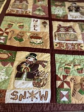 Quilted Christmas Wall Hanging/blanket 50 X 59