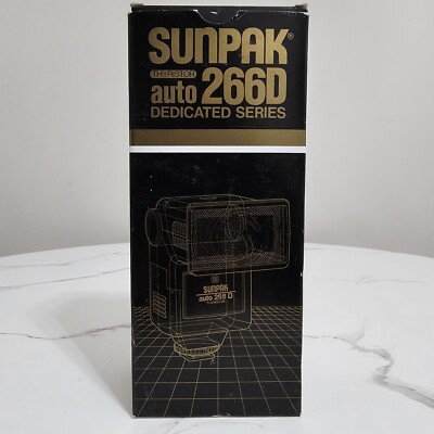 Sunpak Thyristor Auto 266D Dedicated Series Minolta TLL & Ricoh TTL