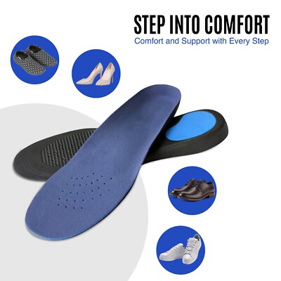 Schuheinlagen Memory Foam Orthesen Fußgewölbestütze Pads Plattfüße für Männer & Frauen