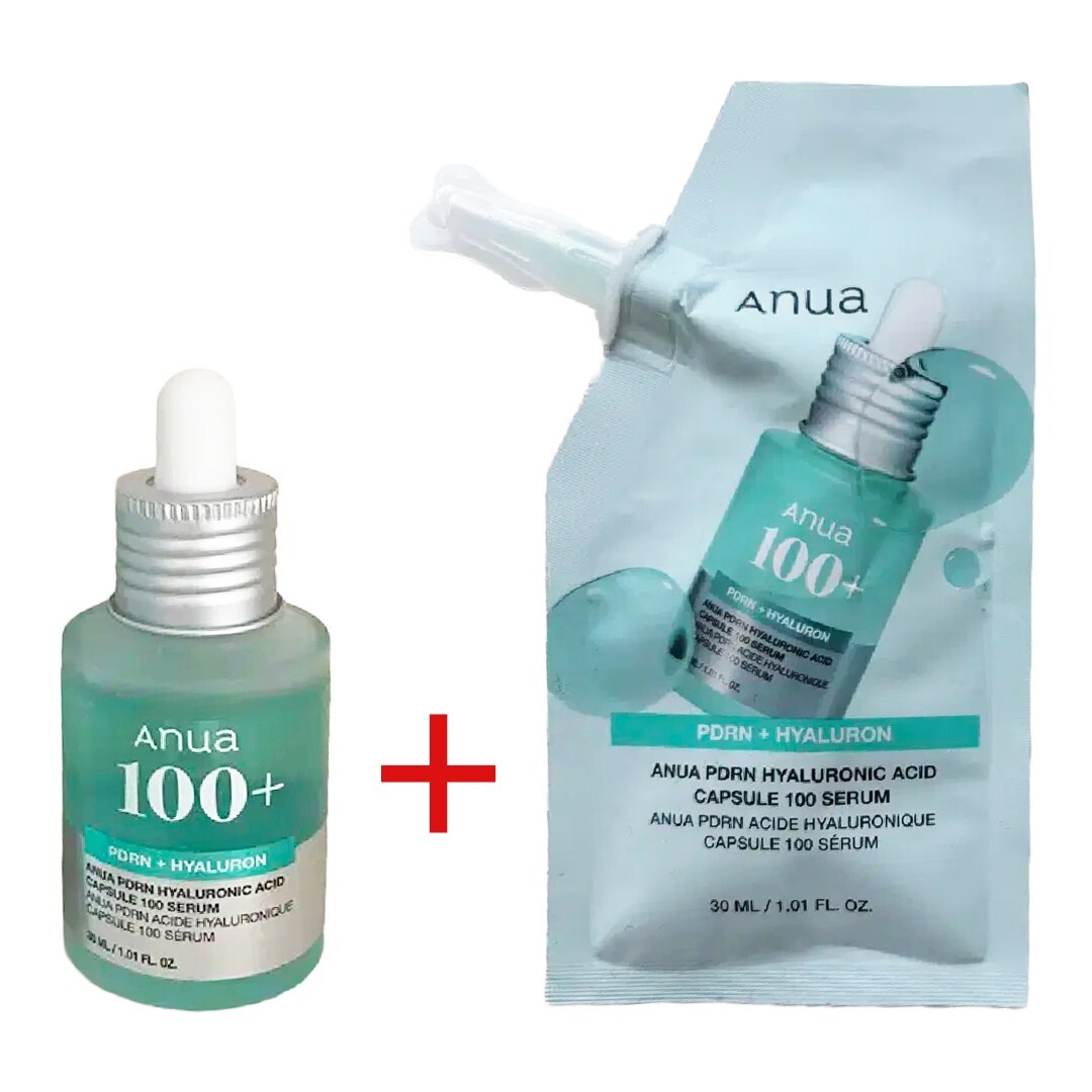 ANUA PDRN Hyaluronic Acid Capsule 100 Serum 30ml (+30ml