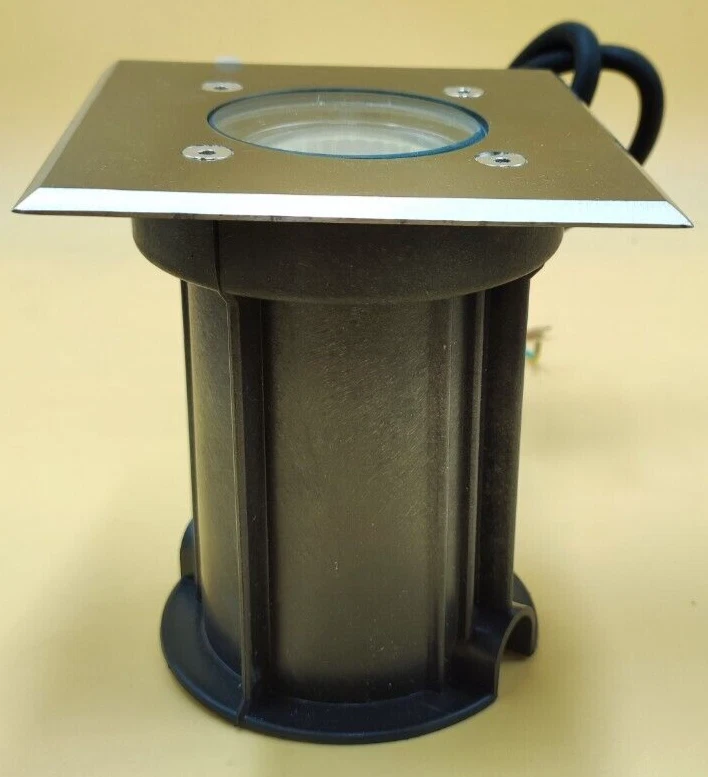 Smartwares Bodenstrahler 800 kg Tragkraft Edelstahl IP65 GU10 Fassung Schwarz - Bild 2 von 4