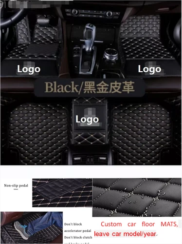 Fit for Hyundai All Models Car Floor Mats Luxury Custom Auto Carpets Waterproof - Imagen 3 de 35