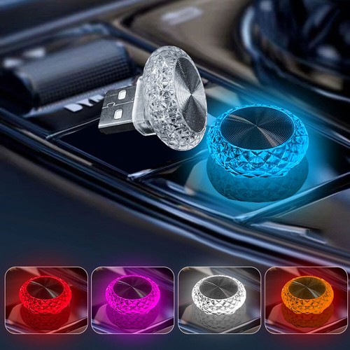 1Pc USB LED Car Interior Lights Neon Atmosphere Ambient Lamp Bulb Accessories - Bild 6 von 20
