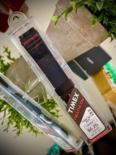 Vintage TIMEX Triathlon 19mm Watch Strap Band, NOS, TX362931, Appears Unopened!!