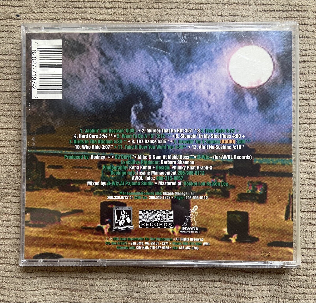 C-BO - Tales From The Crypt Cd RARE OOP 1995 AWOL Records
